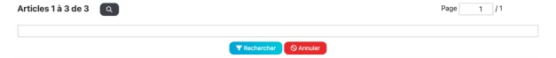 Recherche globale dans les listes